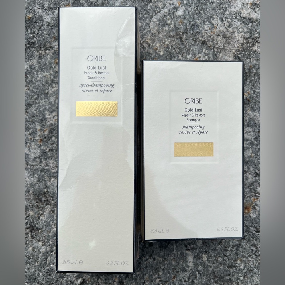 Oribe Gold Lust Repair & Restore Shampoo & Conditioner Bundle New Free Shipping